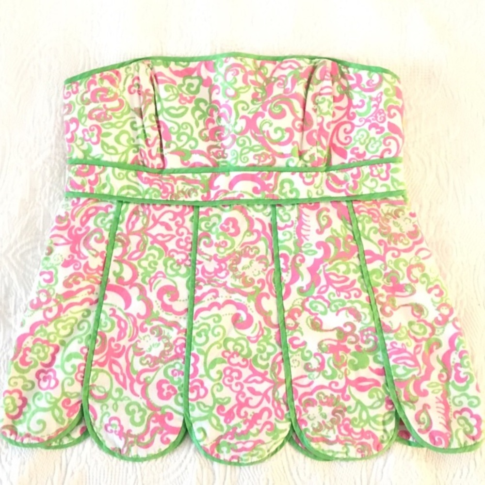 Lilly Pulitzer Strapless Top